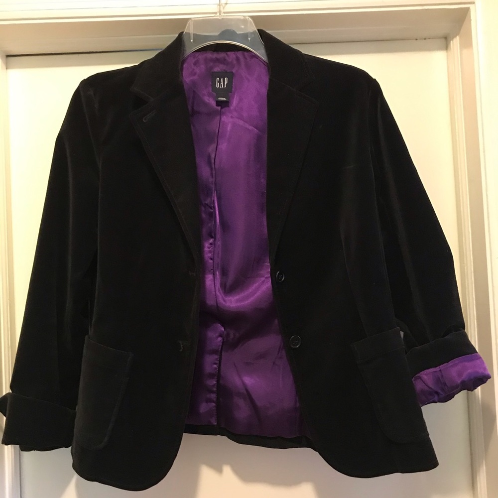 Hurry! MakeOffer! GAP Velvet Black Blazer